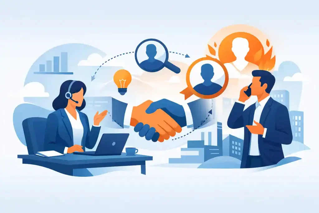 Wie funktioniert warme Akquise im B2B?