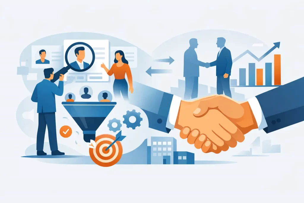 B2B-Leadqualifizierung im Vertriebsprozess