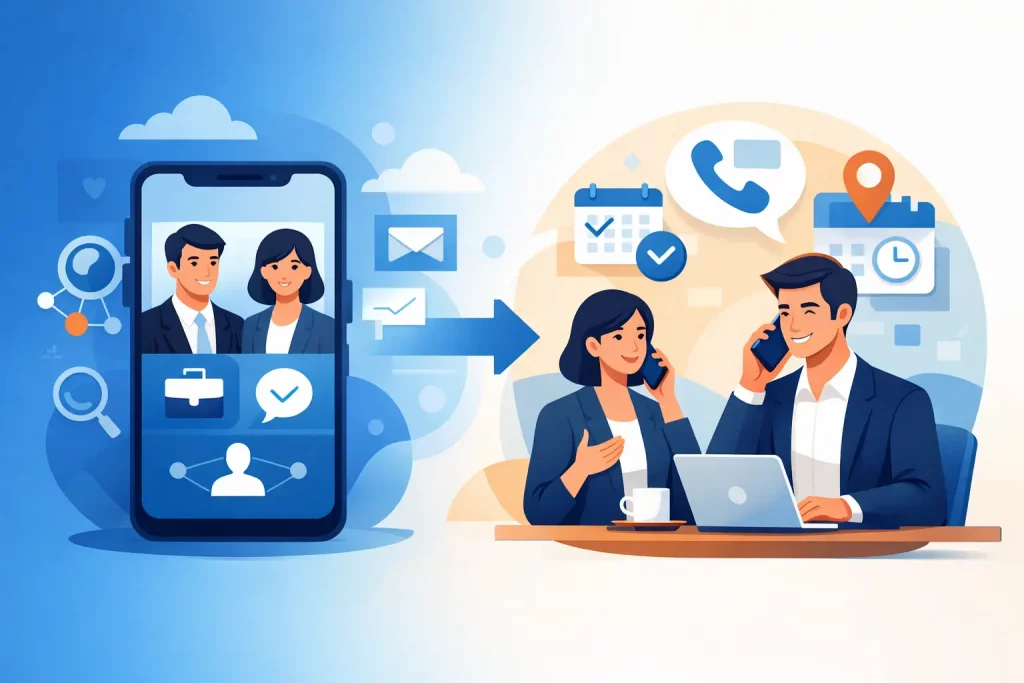 Praxisbeispiel LinkedIn zu Telefontermin