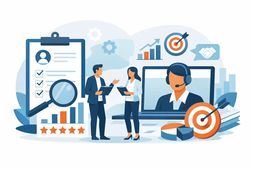 Bewertung von Sales Development Dienstleistern