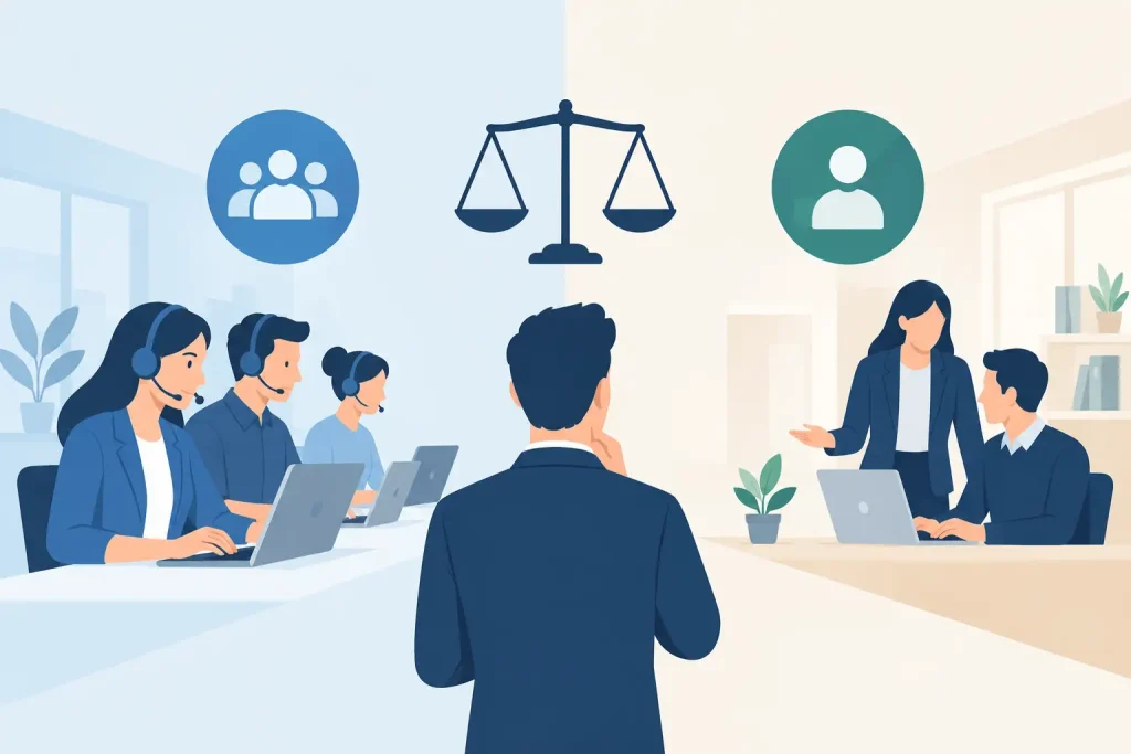 SDR-Service oder Inhouse-Vertrieb: Was rechnet sich?